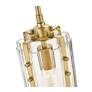 6_Z-Lite Alverton 5 1/2" Wide Rubbed Brass Mini Pendant more views