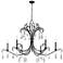 Z-Lite Amara 58 3/4" Wide Matte Black 6-Light Chandelier