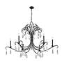 5_Z-Lite Amara 58 3/4" Wide Matte Black 6-Light Chandelier more views