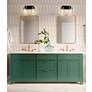 4_Z-Lite Analia 16 1/2" Wide Matte Black 2-Light Wall Sconce more views