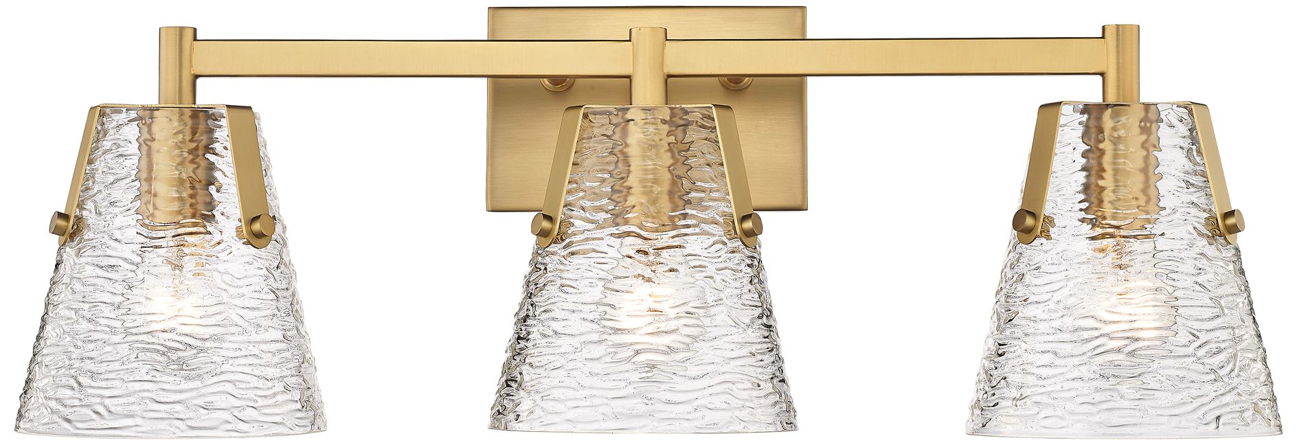 Image 2 Z-Lite Analia 26 1/4" Wide Modern Gold 3-Light Bath Light