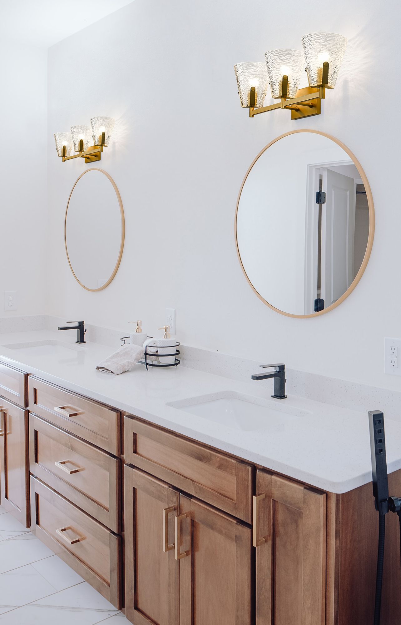 Image 3 Z-Lite Analia 26 1/4" Wide Modern Gold 3-Light Bath Light more views