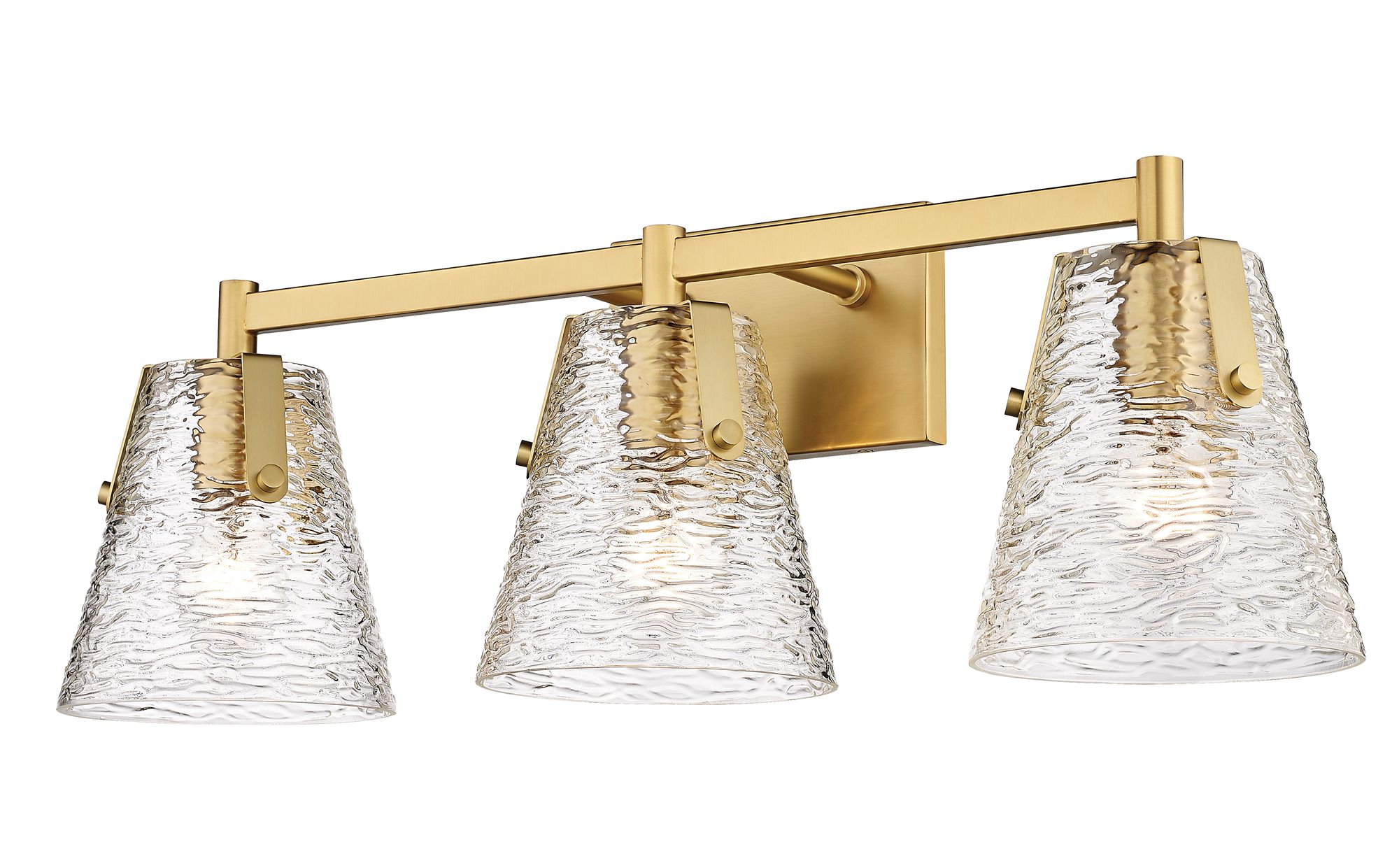 Image 5 Z-Lite Analia 26 1/4" Wide Modern Gold 3-Light Bath Light more views