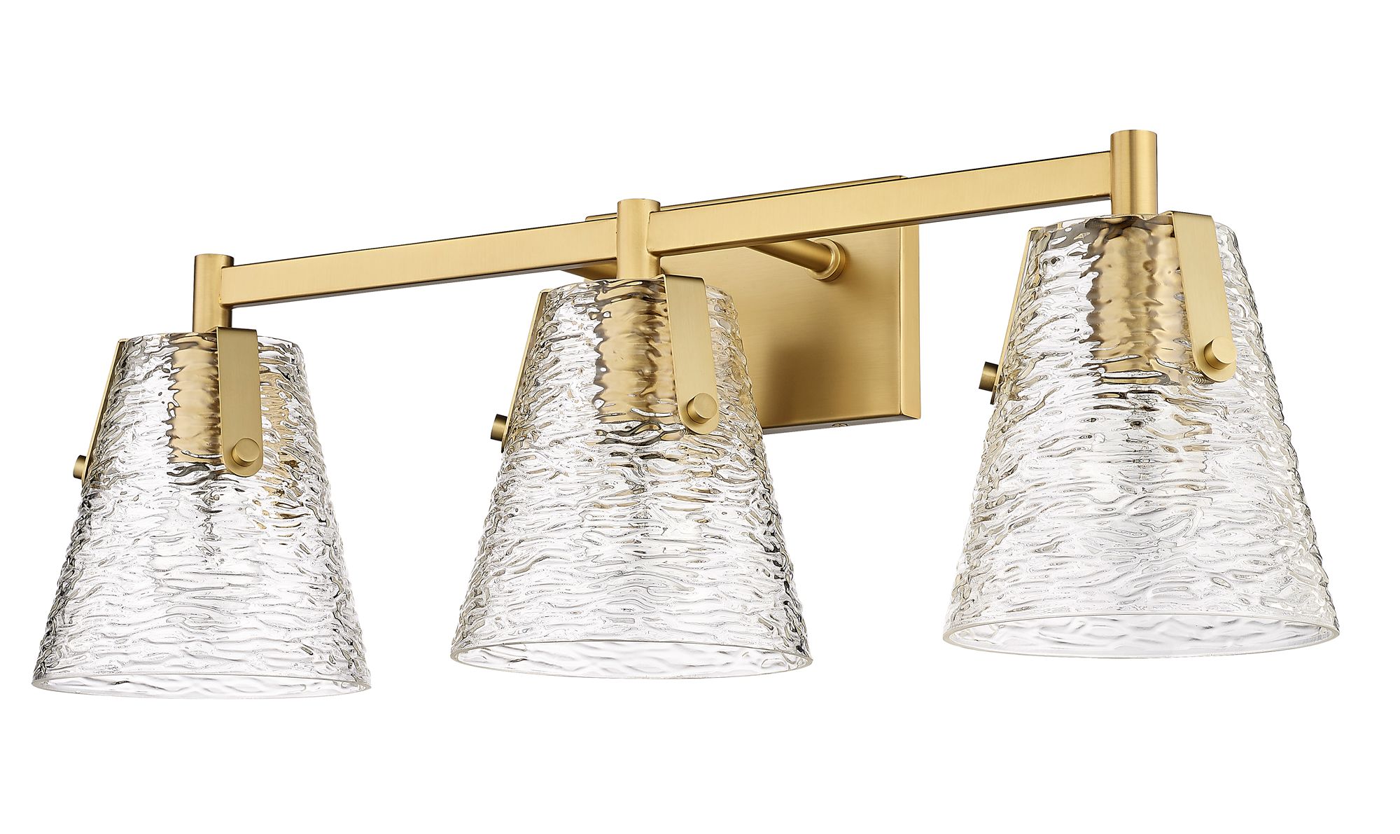 Z-Lite Analia 26 1/4" Wide Modern Gold 3-Light Bath Light