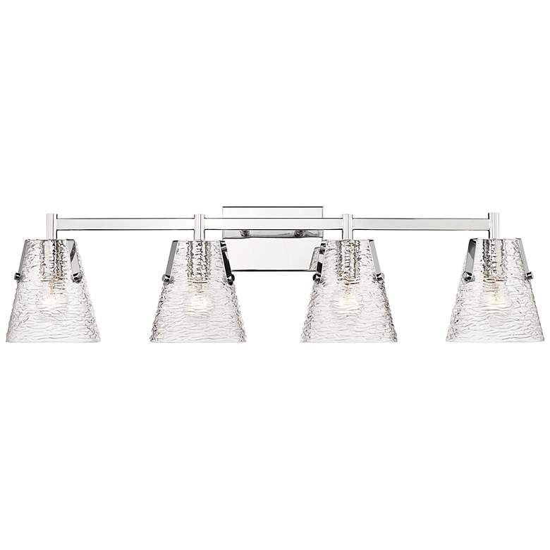 Image 2 Z-Lite Analia 36" Wide Chrome 4-Light Vanity Bath Light