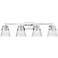 Z-Lite Analia 36" Wide Chrome 4-Light Vanity Bath Light