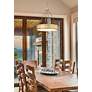 3_Z-Lite Anders 22" Wide Modern Rubbed Brass LED Drum Pendant Light more views
