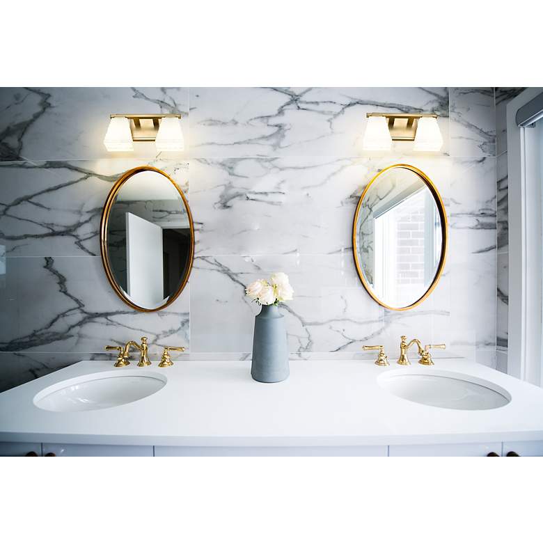 Image 3 Z-Lite Annalise 14"W Modern Gold 2-Light Vanity Bath Light more views