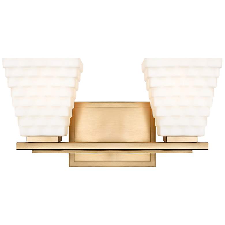 Image 4 Z-Lite Annalise 14"W Modern Gold 2-Light Vanity Bath Light more views