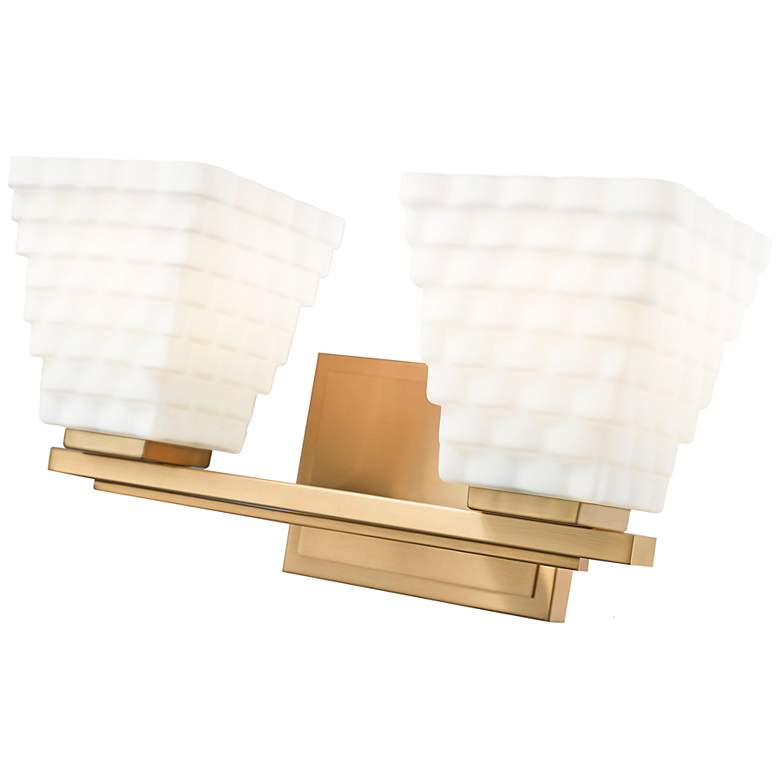 Image 6 Z-Lite Annalise 14"W Modern Gold 2-Light Vanity Bath Light more views