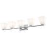 6_Z-Lite Annalise 42" Wide Chrome 5-Light Vanity Bath Light more views