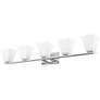 Z-Lite Annalise 42" Wide Chrome 5-Light Vanity Bath Light