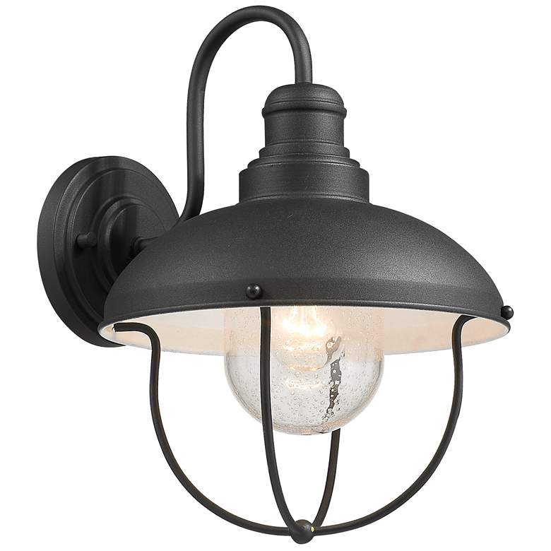 Image 1 Z-Lite Ansel 1 Light Outdoor Wall Sconce in Black