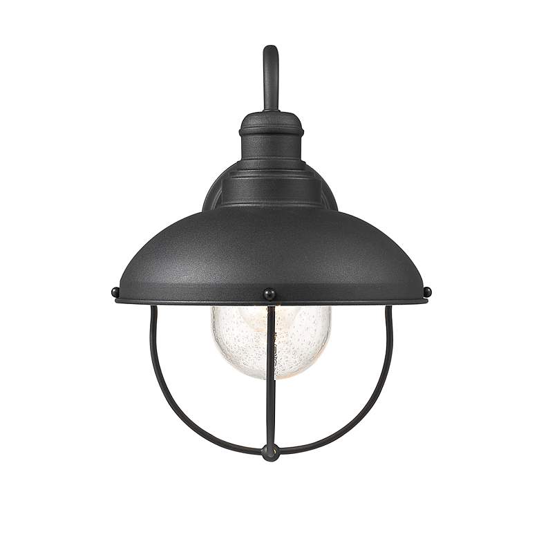 Image 5 Z-Lite Ansel 1 Light Outdoor Wall Sconce in Black more views