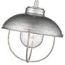 7_Z-Lite Ansel 10 1/2" High Galvanized Outdoor Hanging Light more views