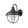 Z-Lite Ansel 14" High Black Outdoor Wall Light