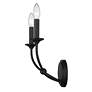 5_Z-Lite Arabella 11 1/2" High 2-Light Black Candelabra Wall Sconce more views