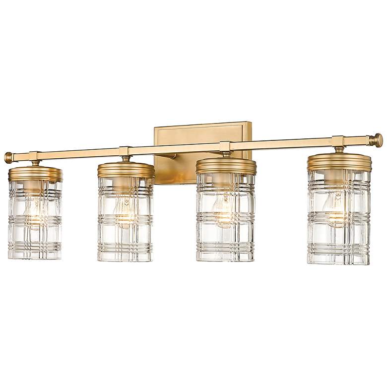 Image 1 Z-Lite Archer 4 Light Vanity in Heirloom Gold