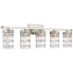Z-Lite Archer 5 Light Vanity in Brushed Nickel