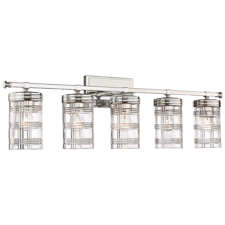 Image 1 Z-Lite Archer 5 Light Vanity in Polished Nickel