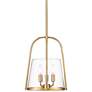 1_Z-Lite Archis 12" Wide Modern Gold 3-Light Mini Pendant