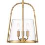 3_Z-Lite Archis 12" Wide Modern Gold 3-Light Mini Pendant more views