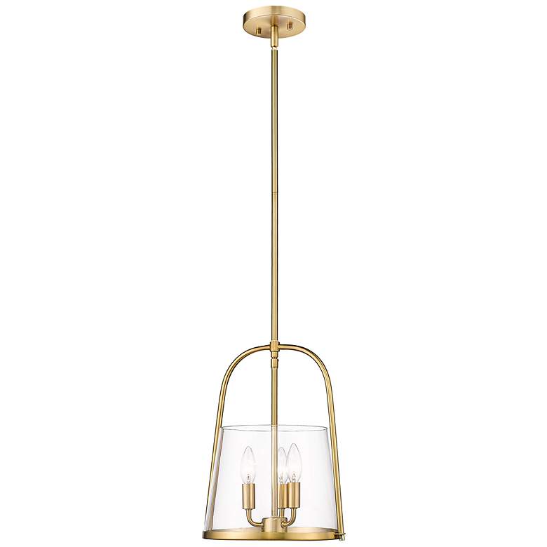 Image 5 Z-Lite Archis 12" Wide Modern Gold 3-Light Mini Pendant more views