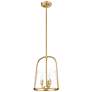 6_Z-Lite Archis 12" Wide Modern Gold 3-Light Mini Pendant more views