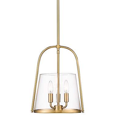 Z-Lite Archis 12" Wide Modern Gold 3-Light Mini Pendant