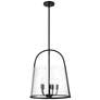 5_Z-Lite Archis 18" Wide Matte Black 5-Light Pendant more views