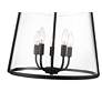 7_Z-Lite Archis 18" Wide Matte Black 5-Light Pendant more views