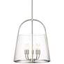 1_Z-Lite Archis 18" Wide Modern Brushed Nickel 5-Light Pendant
