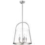 3_Z-Lite Archis 18" Wide Modern Brushed Nickel 5-Light Pendant more views