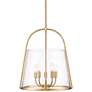 1_Z-Lite Archis 18" Wide Modern Gold 5-Light Pendant