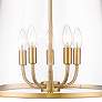 2_Z-Lite Archis 18" Wide Modern Gold 5-Light Pendant more views