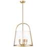 4_Z-Lite Archis 18" Wide Modern Gold 5-Light Pendant more views