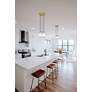3_Z-Lite Arden 12" Rubbed Brass 5-Light Modern Multi-Light Pendant more views