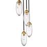7_Z-Lite Arden 12" Rubbed Brass 5-Light Modern Multi-Light Pendant more views