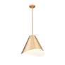 2_Z-Lite Aria 18" Wide Modern Gold Cone Pendant Light more views
