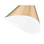4_Z-Lite Aria 18" Wide Modern Gold Cone Pendant Light more views