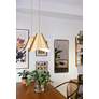 Z-Lite Aria 18" Wide Modern Gold Cone Pendant Light