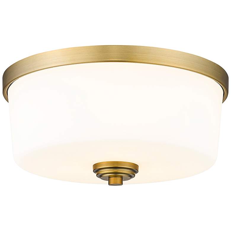 Image 3 Z-Lite Arlington 14" Wide Heritage Brass Ceiling Light