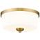 Z-Lite Arlington 14" Wide Heritage Brass Ceiling Light