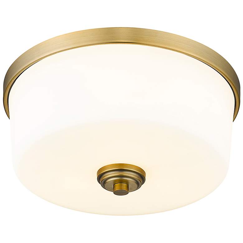 Image 6 Z-Lite Arlington 14" Wide Heritage Brass Ceiling Light more views