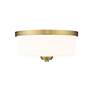 6_Z-Lite Arlington 14" Wide Heritage Brass Ceiling Light more views