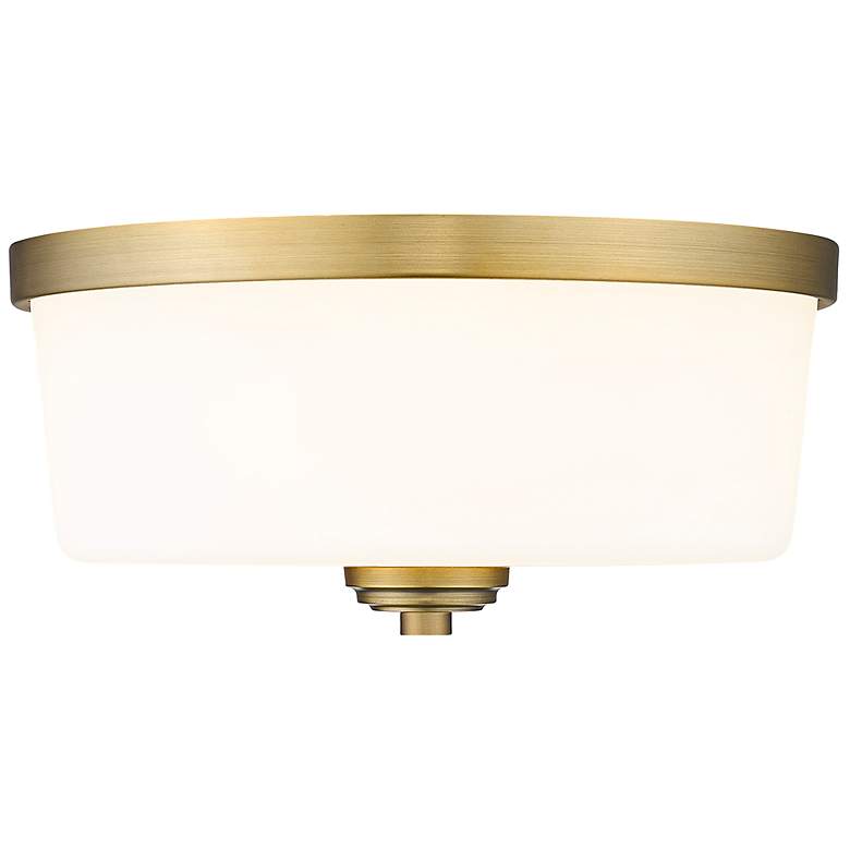 Image 7 Z-Lite Arlington 14" Wide Heritage Brass Ceiling Light more views