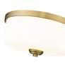Z-Lite Arlington 14" Wide Heritage Brass Ceiling Light in scene