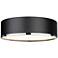 Z-Lite Arlo 20 1/4" Wide Matte Black 4-Light Drum Ceiling Light