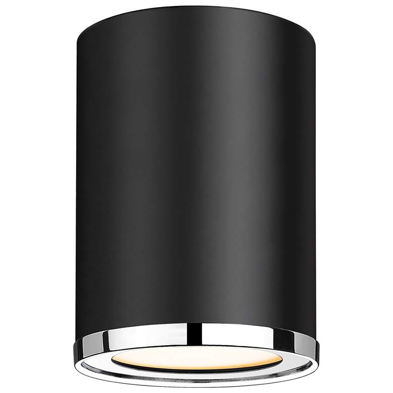 Image 1 Z-Lite Arlo 7 1/2" High Matte Black Flush Mount Ceiling Light