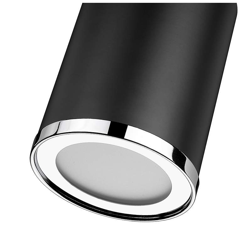 Image 7 Z-Lite Arlo 7 1/2" High Matte Black Flush Mount Ceiling Light more views